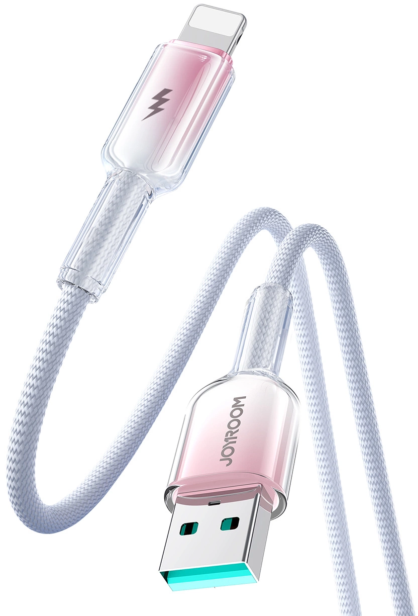 Dátový a nabíjací kábel USB-A - Lightning Joyroom S-A42, 18W, 1,2 m, biely