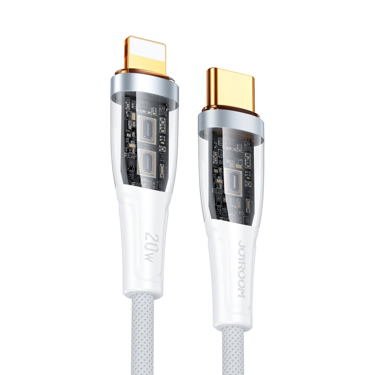 Dátový a nabíjací kábel USB-C - Lightning Joyroom S-CL020A3, 20W, 1,2 m, biely