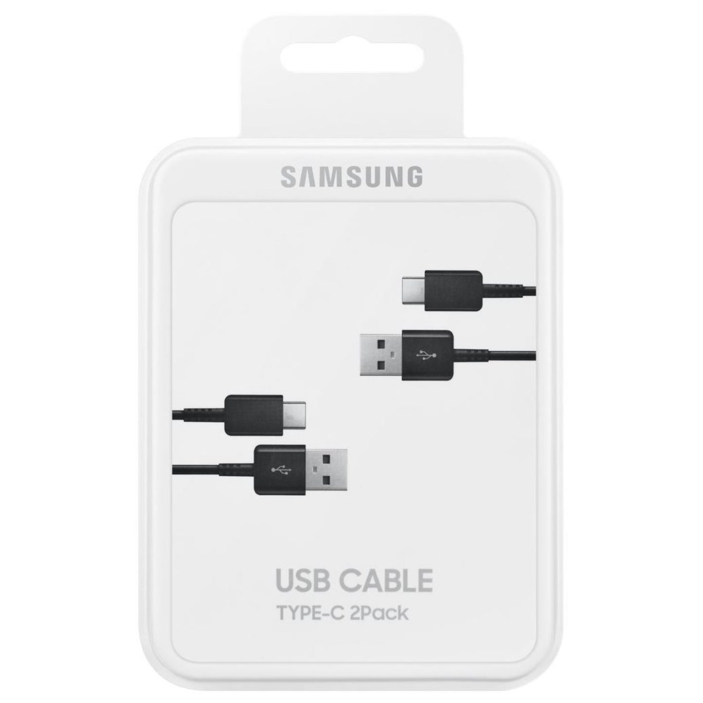 Dátový a nabíjací kábel USB-A - USB-C Samsung 2-Pack, 25W, 1.5m, čierny EP-DG930MBEGWW