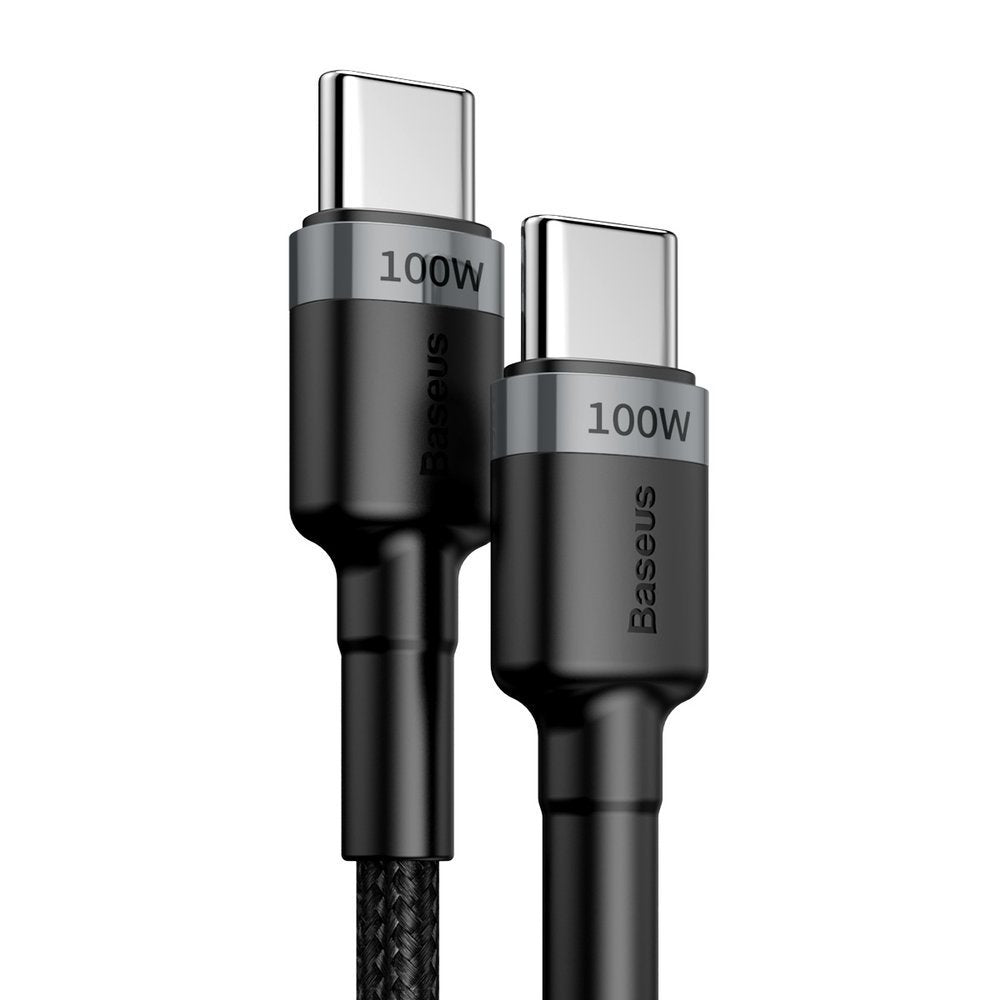 USB-C Data and Charging Cable - USB-C Baseus Cafule, 100W, 2m, Gray CATKLF-ALG1