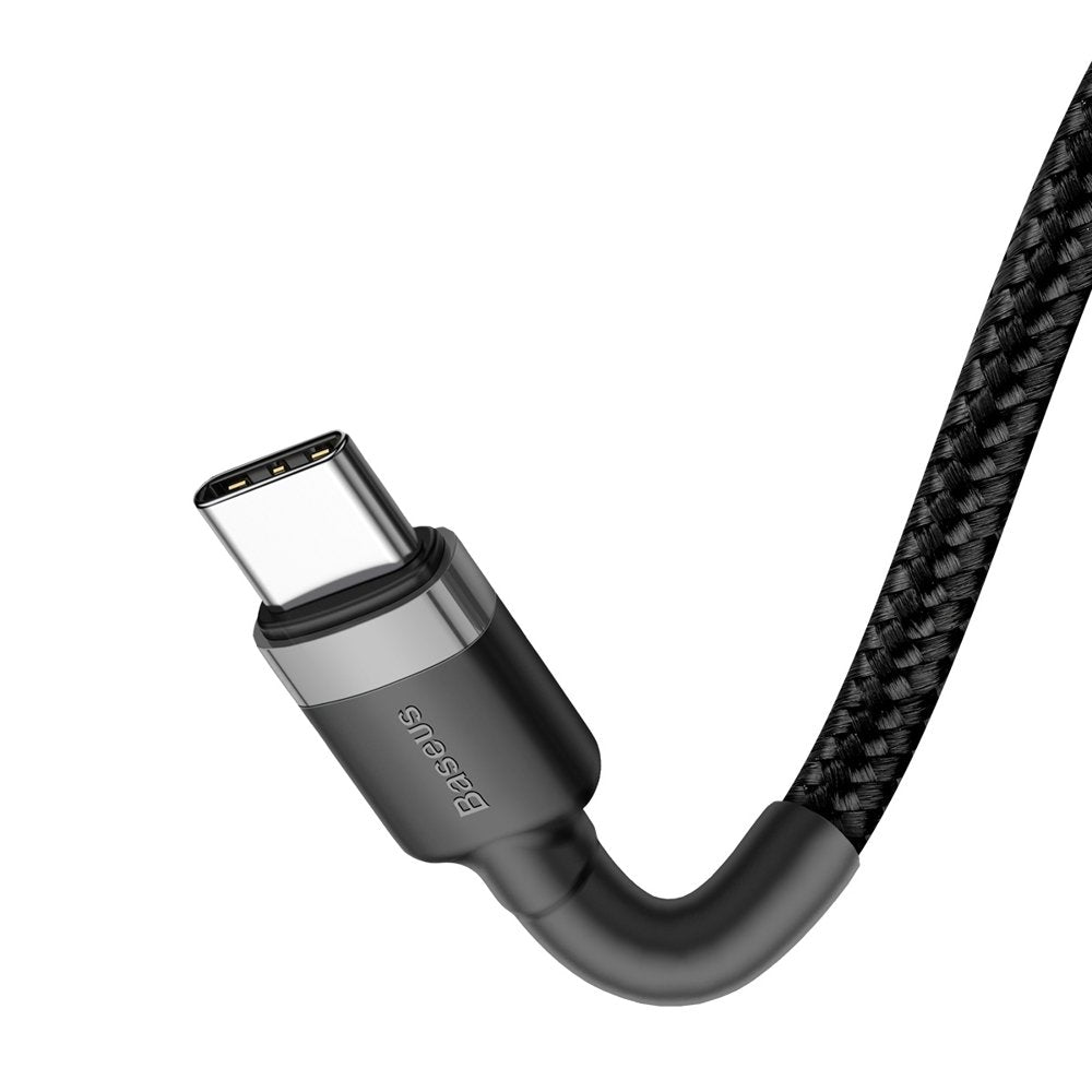 Dátový a nabíjací kábel USB-C - USB-C Baseus Cafule, 60 W, 1 m, čierny CATKLF-GG1