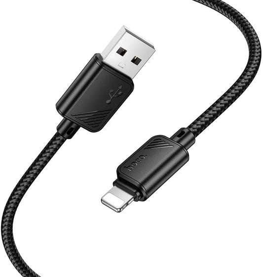 Dátový a nabíjací kábel USB-A - Lightning HOCO X113, 18W, 1m, čierny