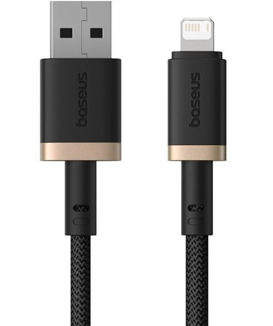 Dátový a nabíjací kábel USB-A - Lightning Baseus Dura Series, 18W, 1m, Zlatý P10377801U01-00
