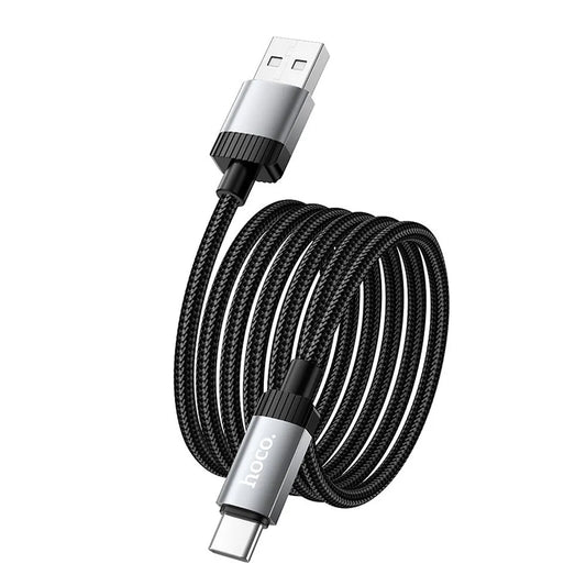 Dátový a nabíjací kábel USB-A - USB-C HOCO X117, 60W, 1m, čierny