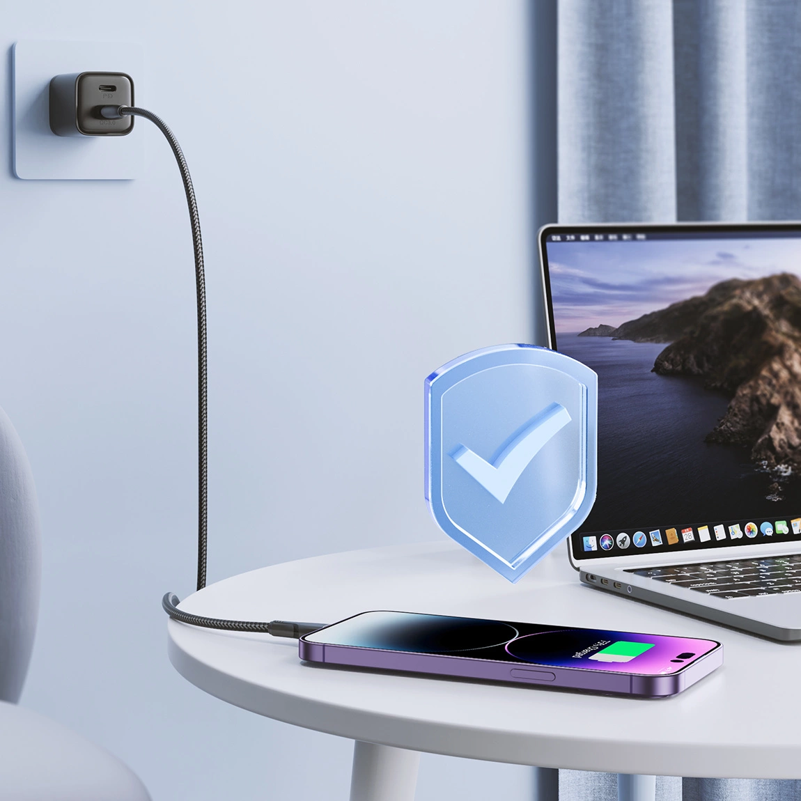 Dátový a nabíjací kábel USB-A - Lightning Joyroom S-A11, 18W, 1.2m, čierny