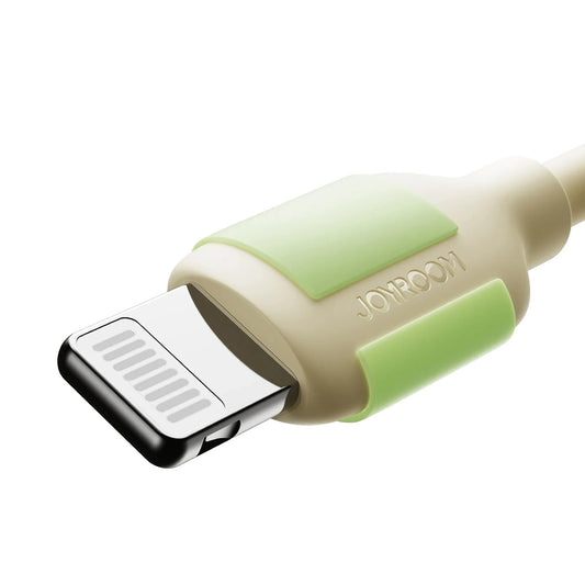 Dátový a nabíjací kábel USB-C - Lightning Joyroom S-A53, 30W, 1,2 m, Béžový