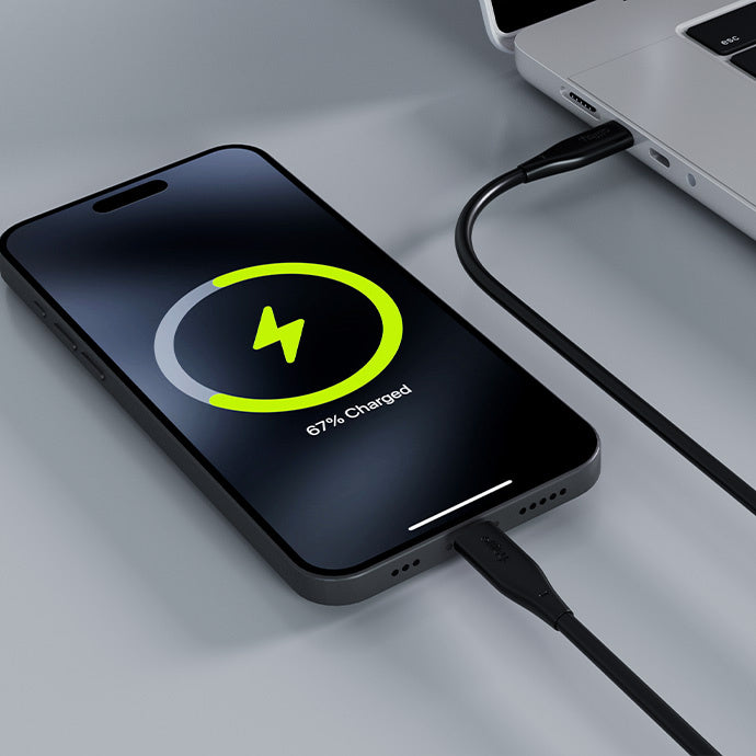 Dátový a nabíjací kábel USB-C - USB-C Allity. AUC-02, 100W, 2m, čierny