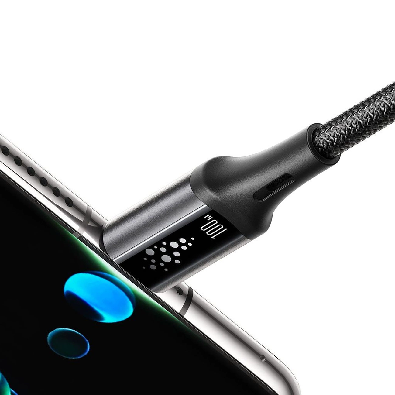 Dátový a nabíjací kábel USB-C - USB-C Joyroom S-A60 StarTalk, 100W, 1.2m, čierny