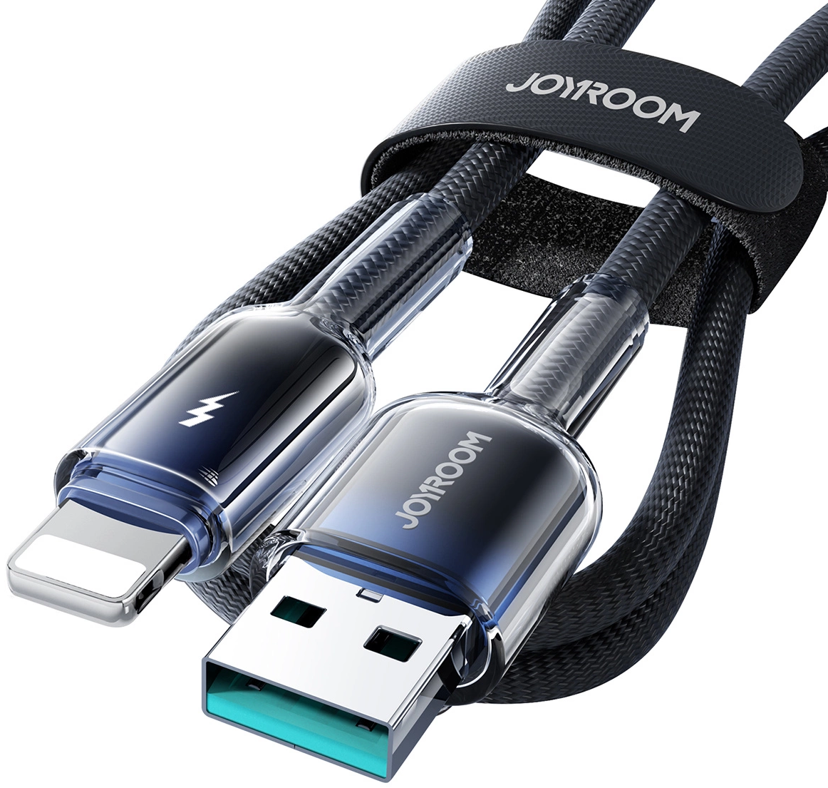 Dátový a nabíjací kábel USB-A - Lightning Joyroom S-A42, 18W, 1,2 m, čierny