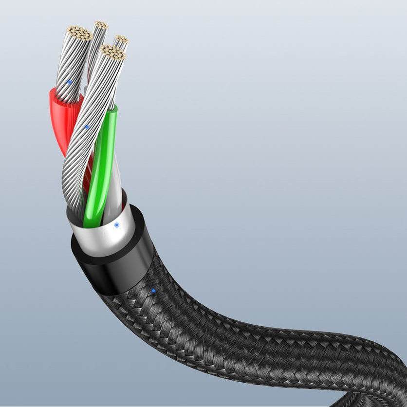 Dátový a nabíjací kábel USB-A - USB-C UGREEN US284 Angled, 18W, 1m, Sivý