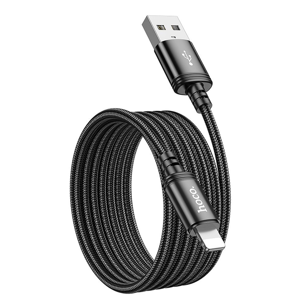 Dátový a nabíjací kábel USB-A - Lightning HOCO X89, 18W, 2m, čierny