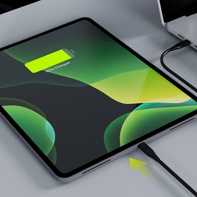 Dátový a nabíjací kábel USB-C - USB-C Allity. AUC-02, 100W, 2m, čierny