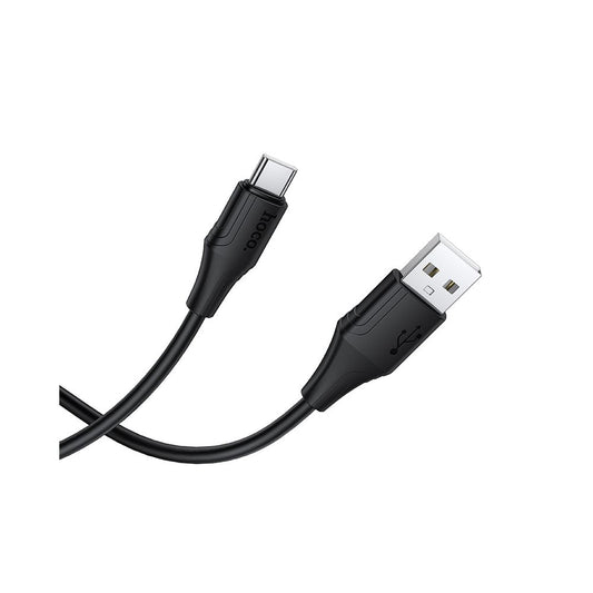 Dátový a nabíjací kábel USB-A - USB-C HOCO X124, 18W, 1m, čierny