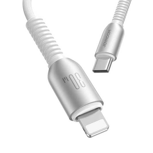 Dátový a nabíjací kábel USB-C - Lightning Joyroom S-A51, 30W, 1.2m, Sivý