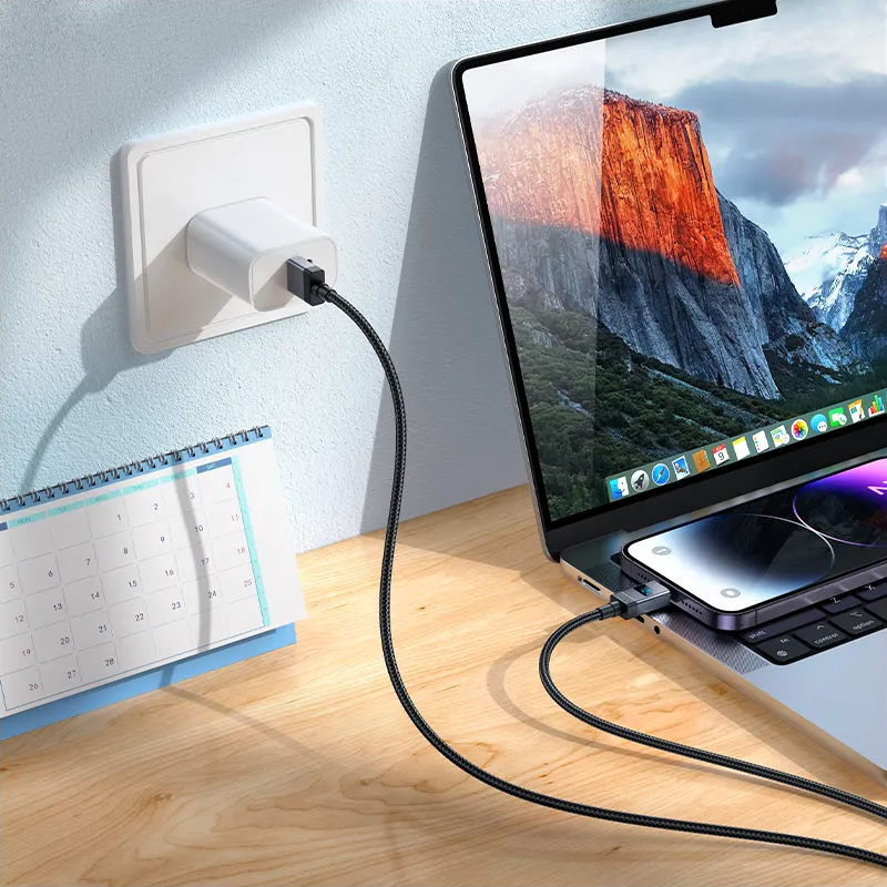 Dátový a nabíjací kábel USB-A - Lightning HOCO X118 Display, 12W, 1m, čierny