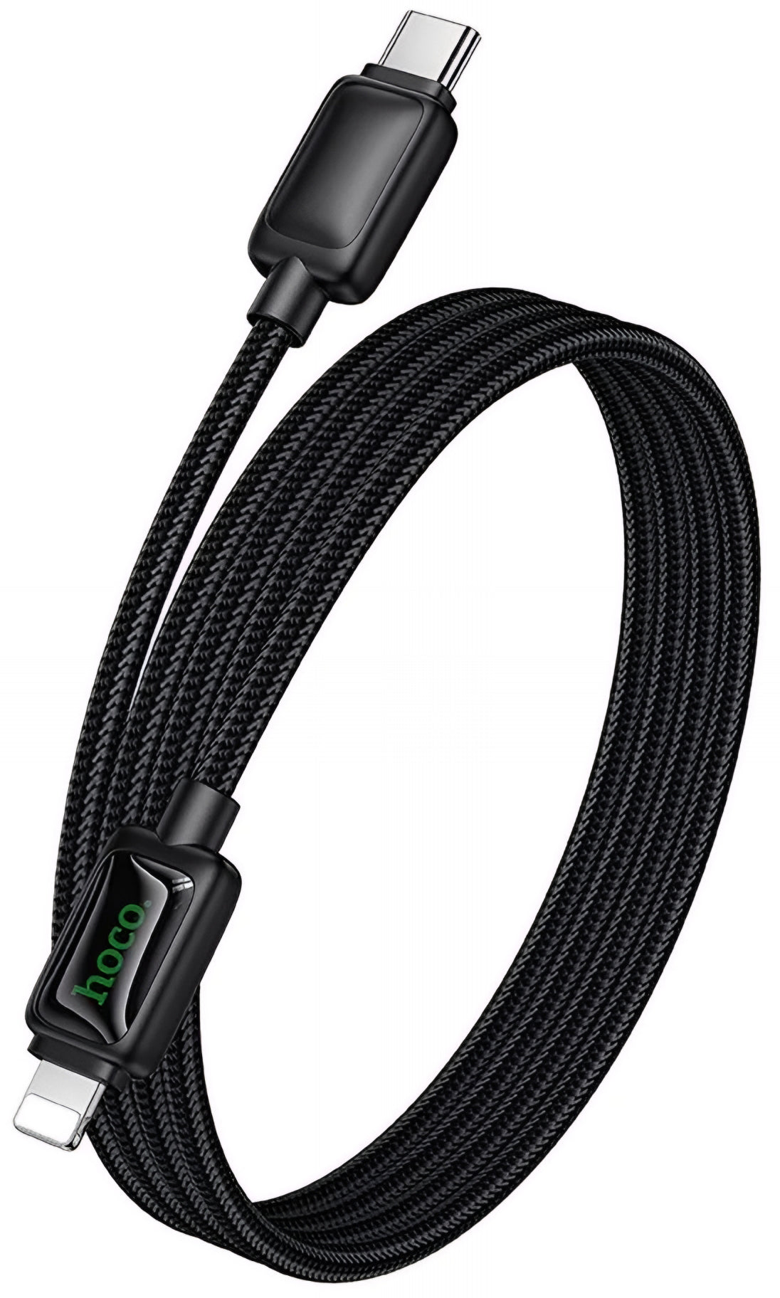 Dátový a nabíjací kábel USB-C - Lightning HOCO U146, 30W, 1.2m, čierny