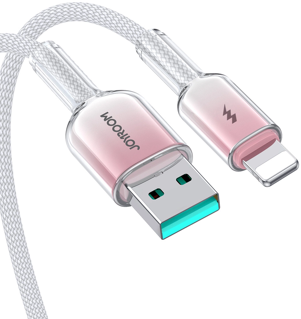 Dátový a nabíjací kábel USB-A - Lightning Joyroom S-A42, 18W, 1,2 m, biely