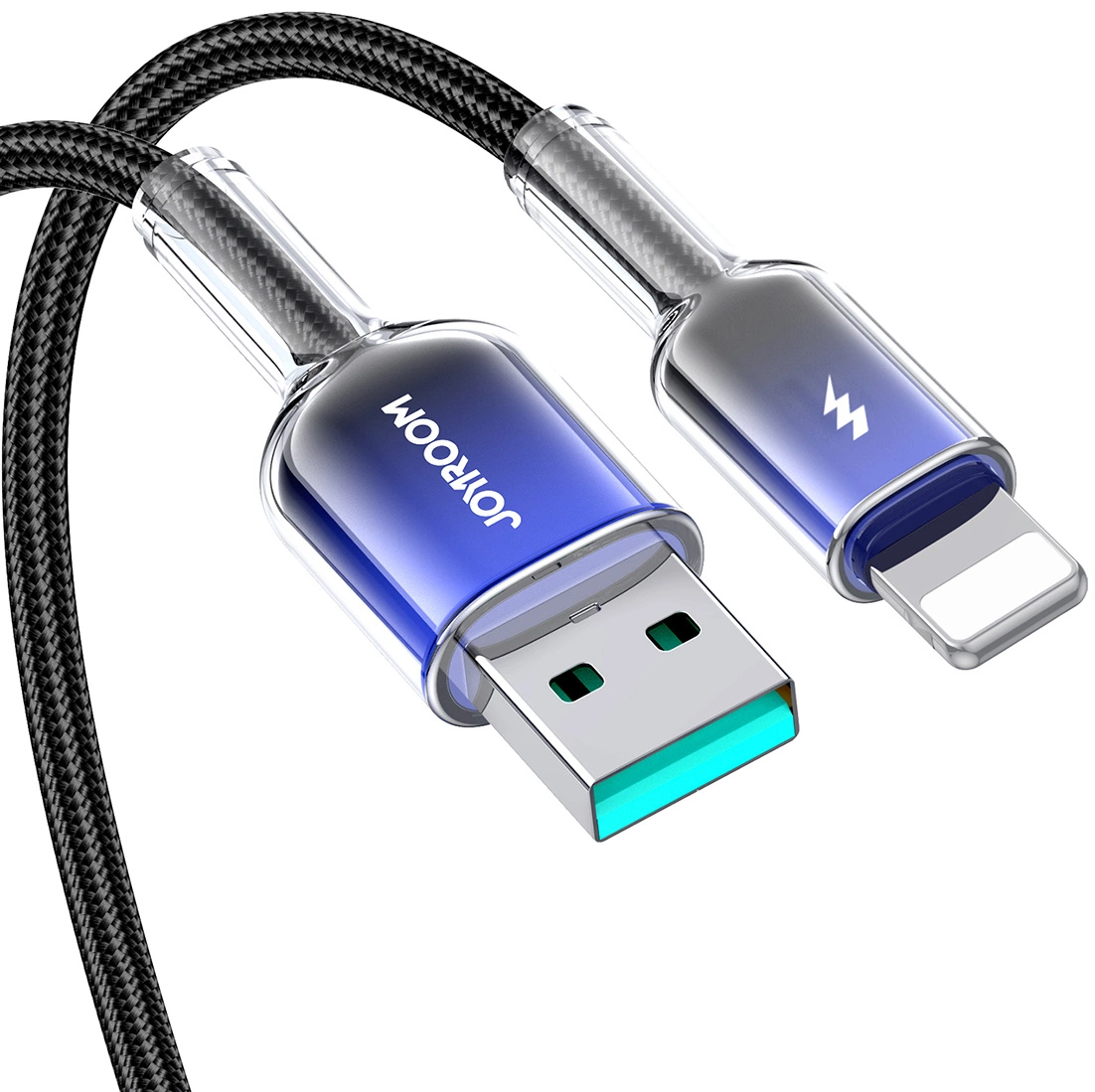Dátový a nabíjací kábel USB-A - Lightning Joyroom S-A42, 18W, 1,2 m, čierny