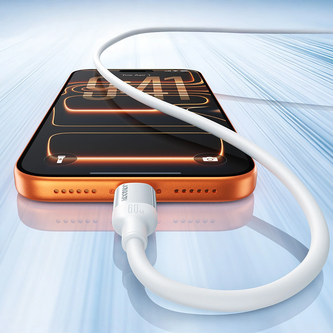 Dátový a nabíjací kábel USB-A - USB-C Joyroom S-A62 Lively, 18W, 1,2 m, biely