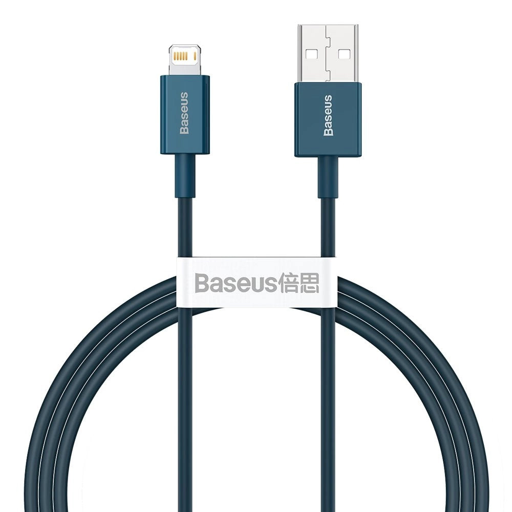 Dátový a nabíjací kábel USB-A - Lightning Baseus Superior Series, 20 W, 1 m, modrý CALYS-A03