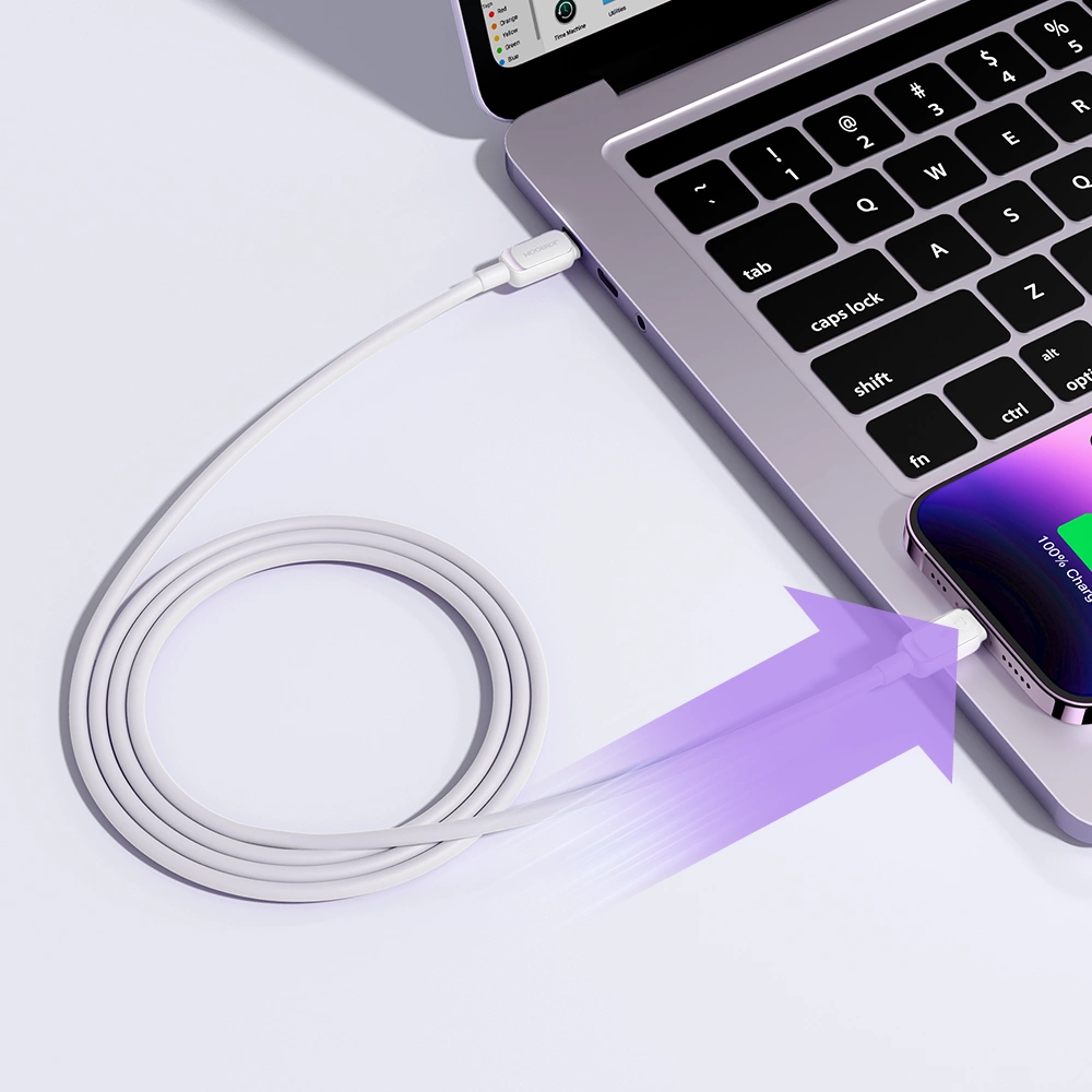 Dátový a nabíjací kábel USB-C - Lightning Joyroom S-A14, 30W, 1.2m, Biela