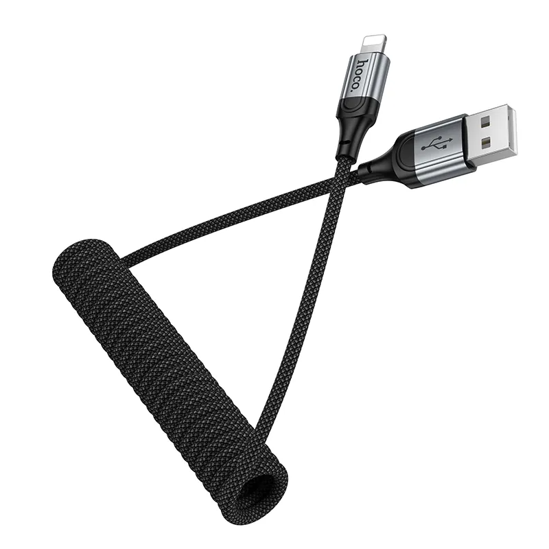 Dátový a nabíjací kábel USB-A - Lightning HOCO X121, 27W, 1.5m, čierny