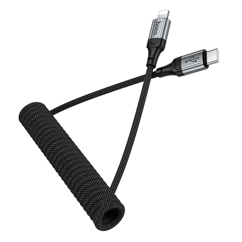 Dátový a nabíjací kábel USB-C - Lightning HOCO X121, 27W, 1,5m, čierny