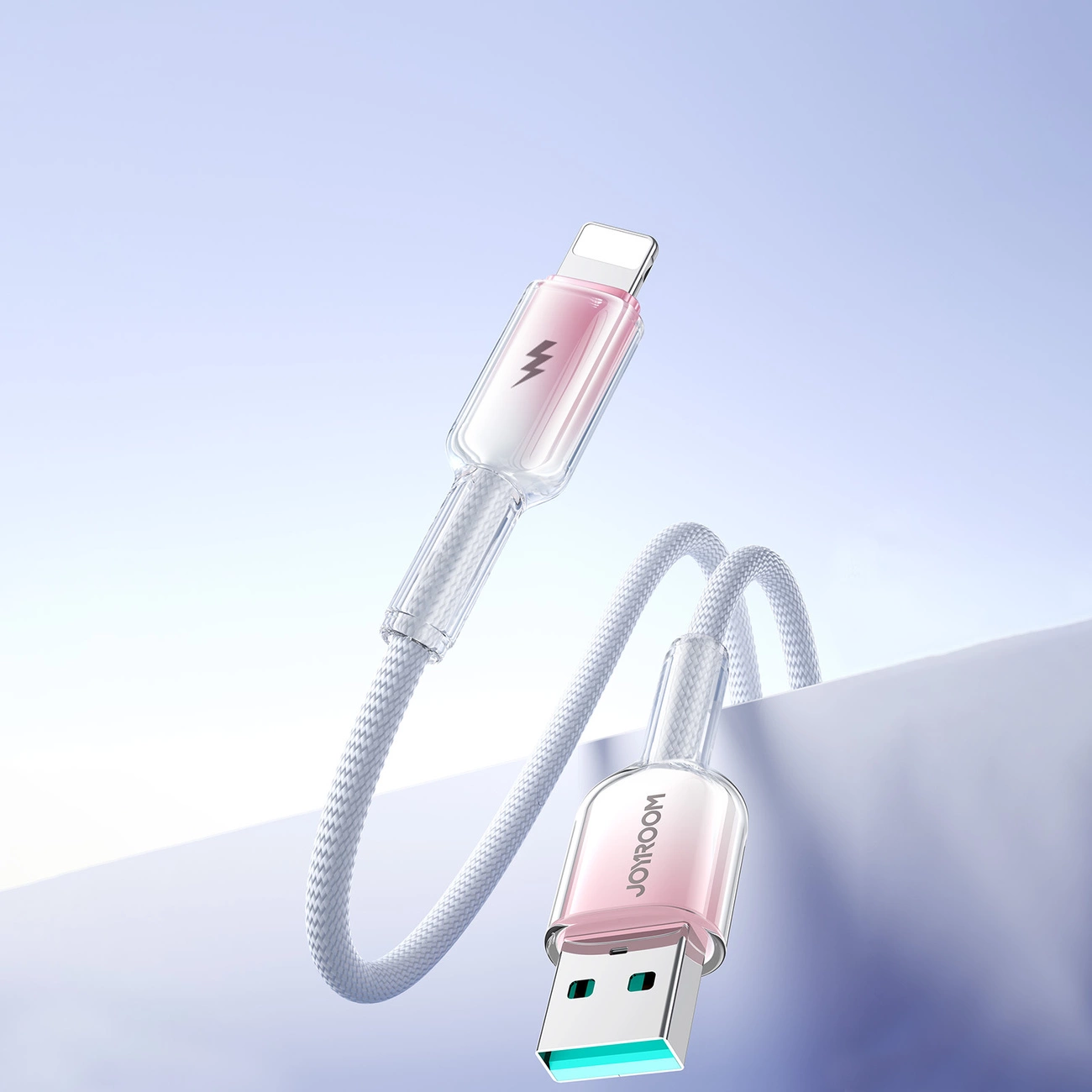 Dátový a nabíjací kábel USB-A - Lightning Joyroom S-A42, 18W, 1,2 m, biely