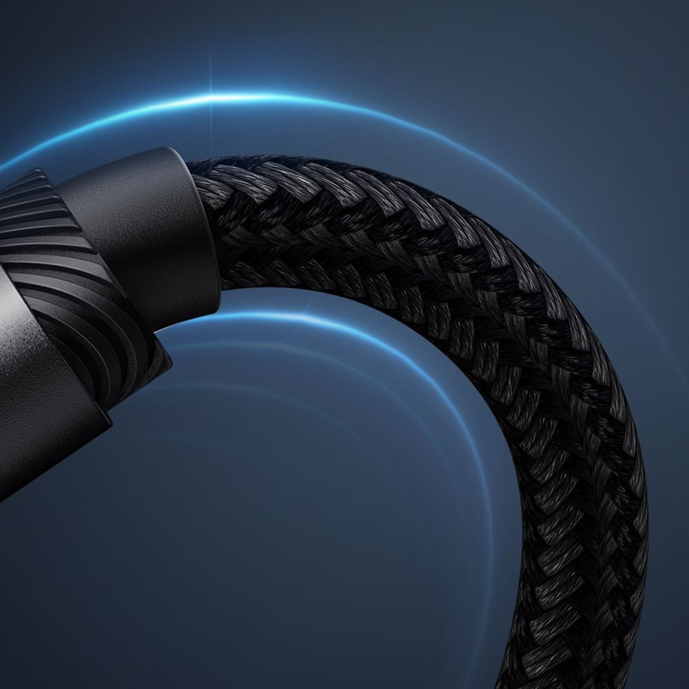 Dátový a nabíjací kábel USB-A - Lightning ColorWay CW-CBUL004, 18W, 1m, čierny