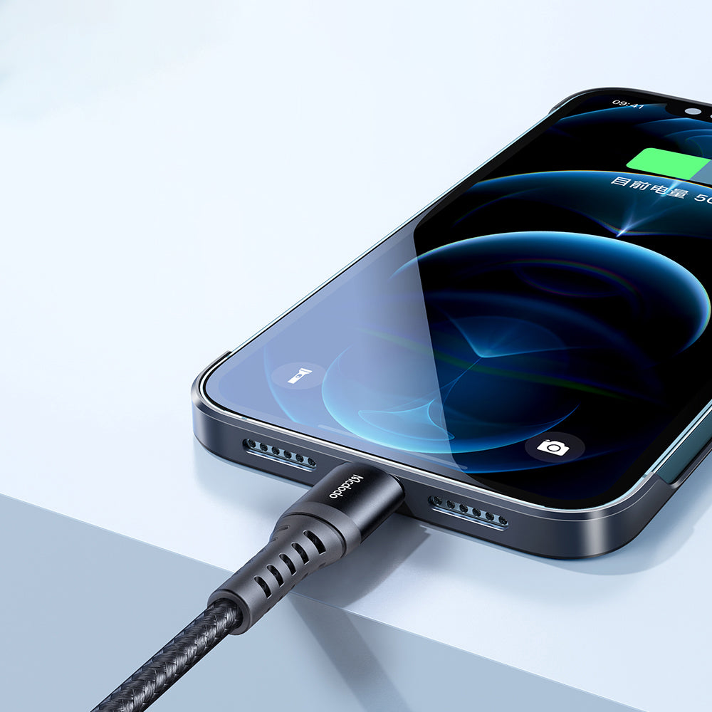Dátový a nabíjací kábel USB-A - Lightning McDodo CA-2261, 18W, 1m, čierny