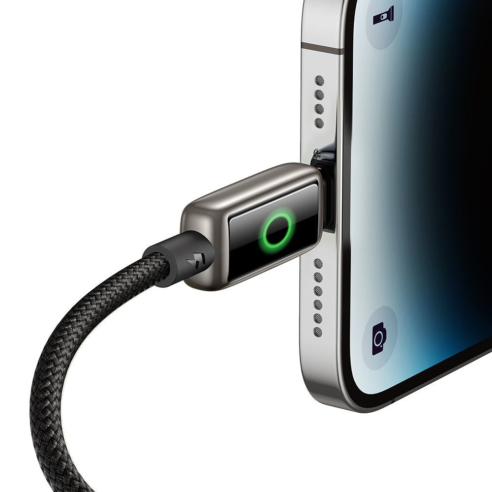 Dátový a nabíjací kábel USB-A - Lightning McDodo CA-6590 Auto Power Off, 18W, 1.2m, čierny