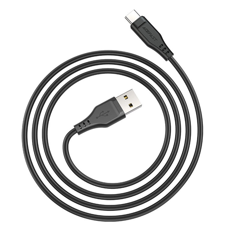 Dátový a nabíjací kábel USB-A - USB-C Acefast C3-03, 60W, 1.2m, Biela