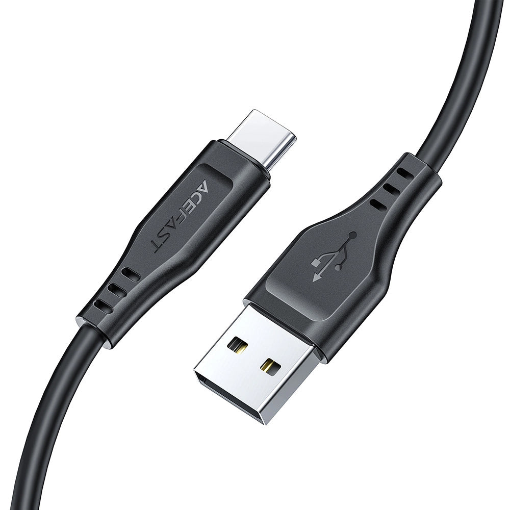 Dátový a nabíjací kábel USB-A - USB-C Acefast C3-03, 60W, 1.2m, Biela