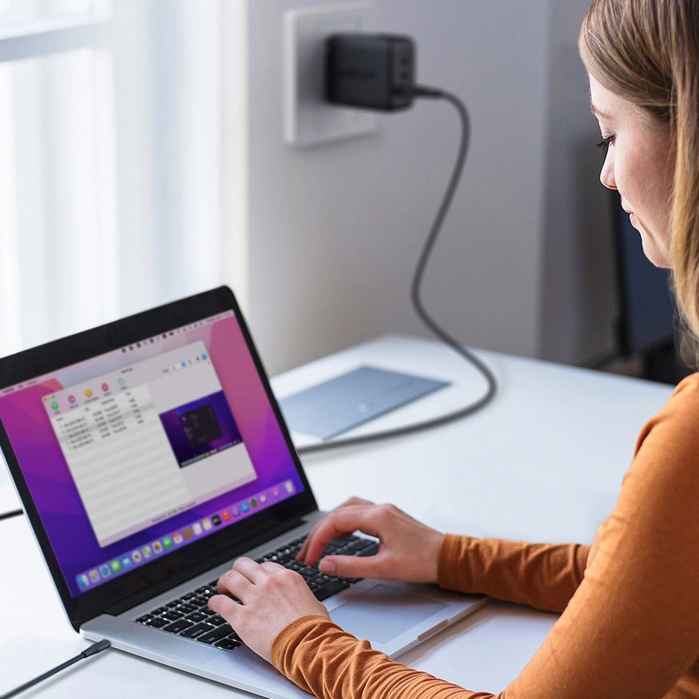 Dátový a nabíjací kábel USB-A - USB-C Acefast C3-03, 60W, 1.2m, Biela