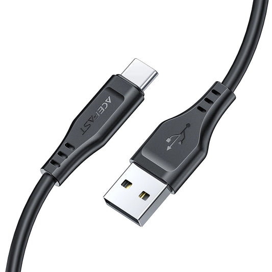 Dátový a nabíjací kábel USB-A - USB-C Acefast C3-03, 60W, 1.2m, čierny