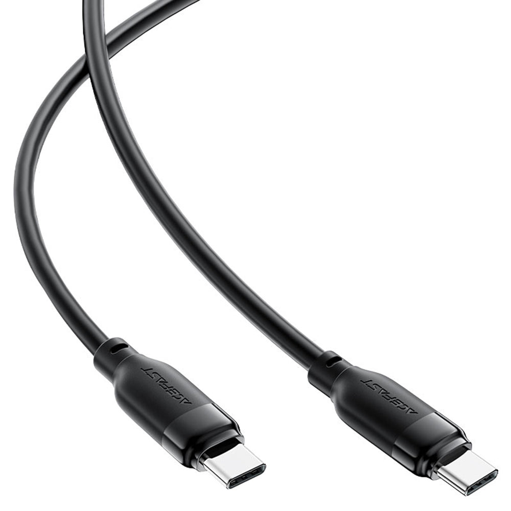Dátový a nabíjací kábel USB-C - USB-C Acefast C16-03, 60W, 1.2m, čierny