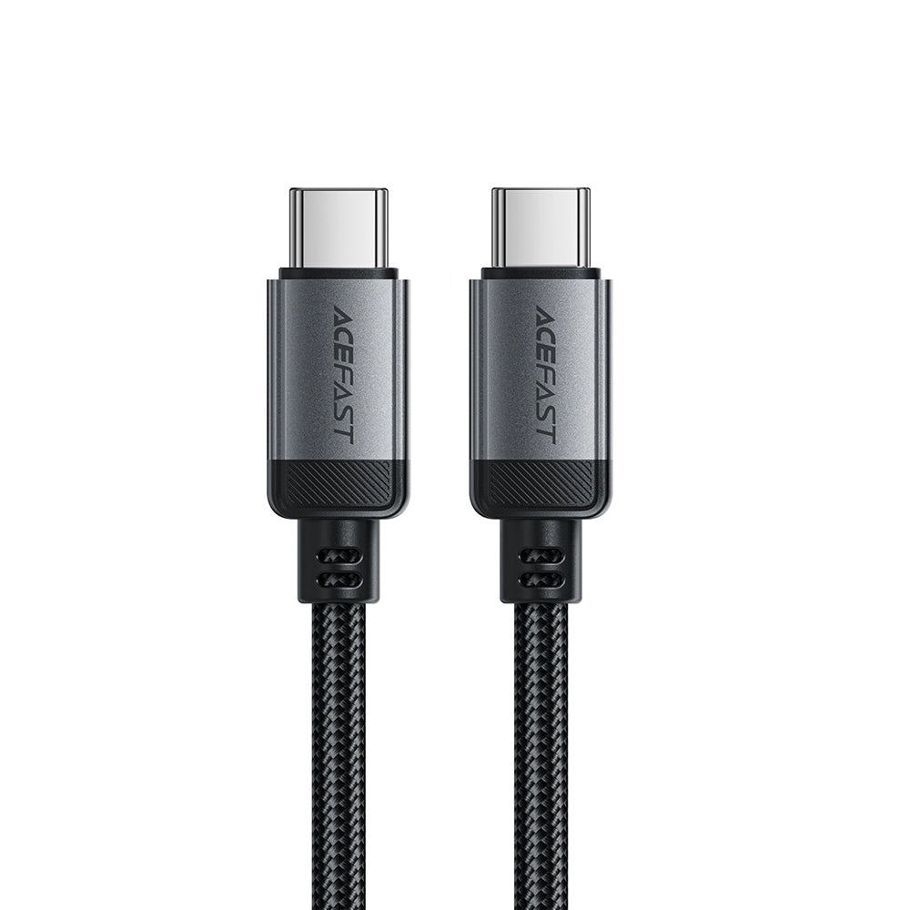 Dátový a nabíjací kábel USB-C - USB-C Acefast C20-03, 60W, 1.2m, čierny