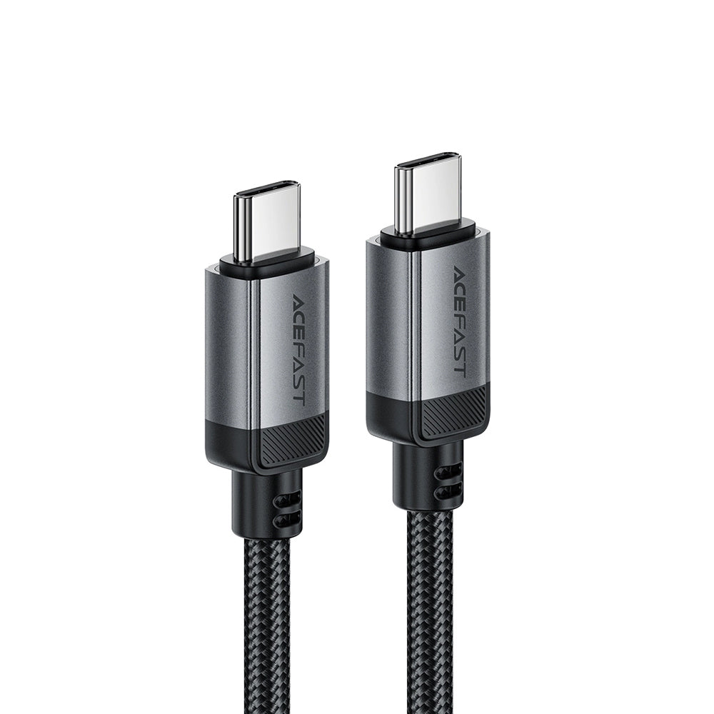 Dátový a nabíjací kábel USB-C - USB-C Acefast C20-03, 60W, 1.2m, čierny