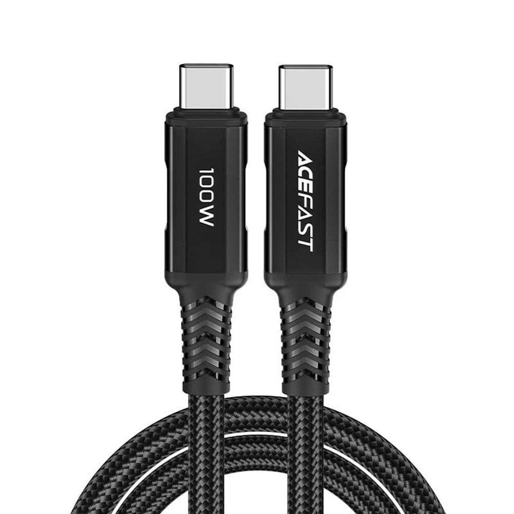 Dátový a nabíjací kábel USB-C - USB-C Acefast C4-03, 100W, 2m, čierny