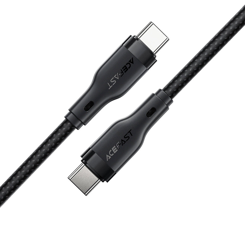 Dátový a nabíjací kábel USB-C - USB-C Acefast C8-03, 60W, 1.2m, čierny