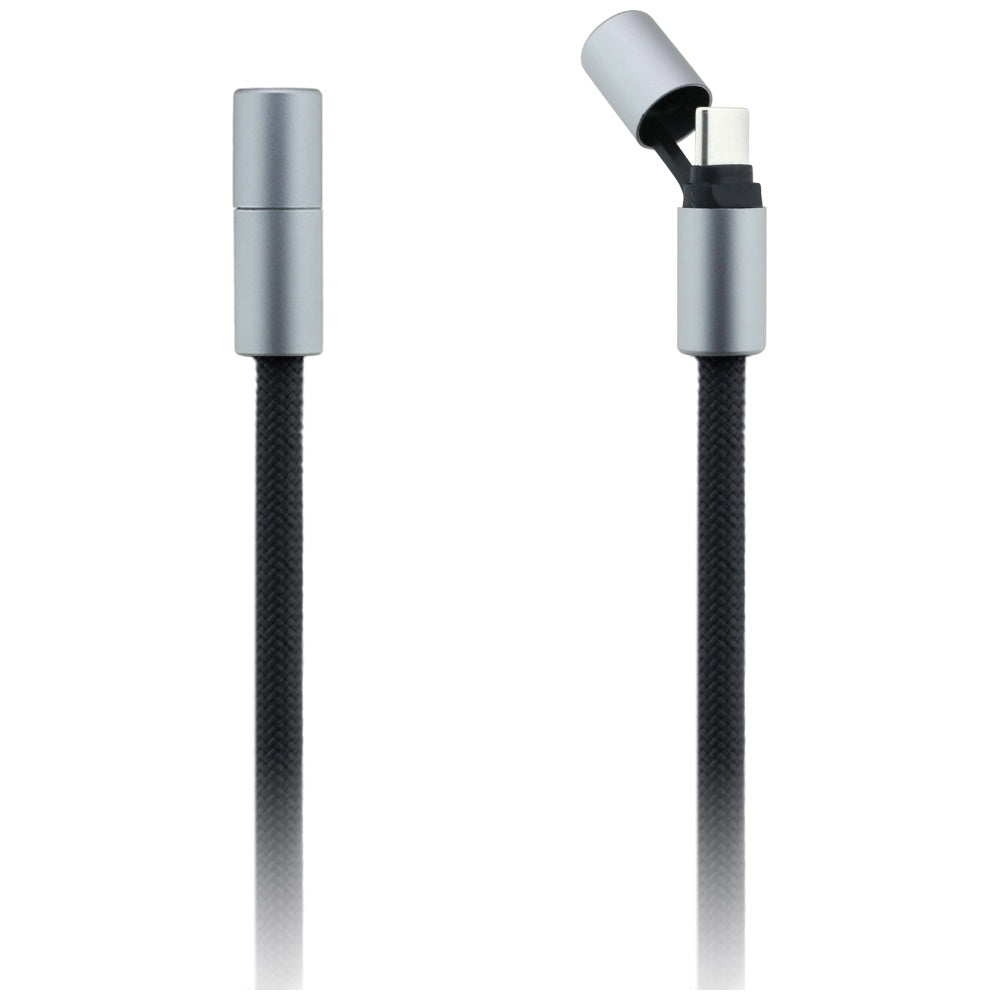 Dátový a nabíjací kábel USB-C - USB-C Karl Lagerfeld Ikonik Charm, 100W, 1,5m, čierny