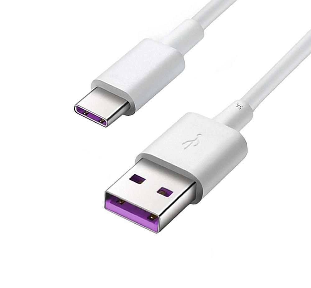 Dátový a nabíjací kábel USB-A - USB-C Huawei AP71, 40W, 1m, biely 4071497