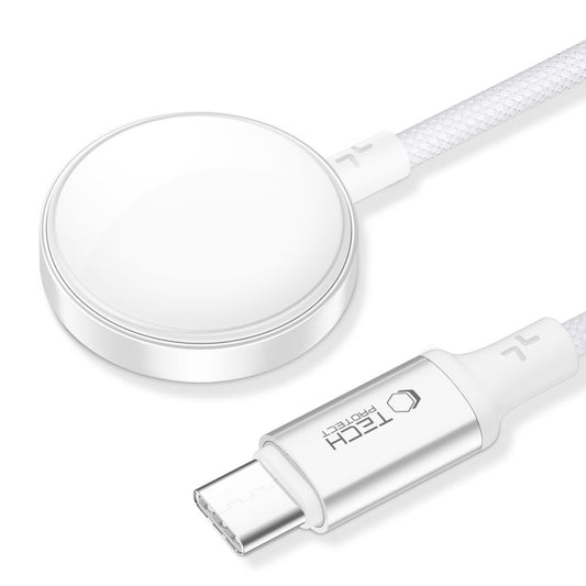Bezdrôtová nabíjačka Tech-Protect MC02 Ultraboost C pre Apple Watch Series, USB-C, Biela