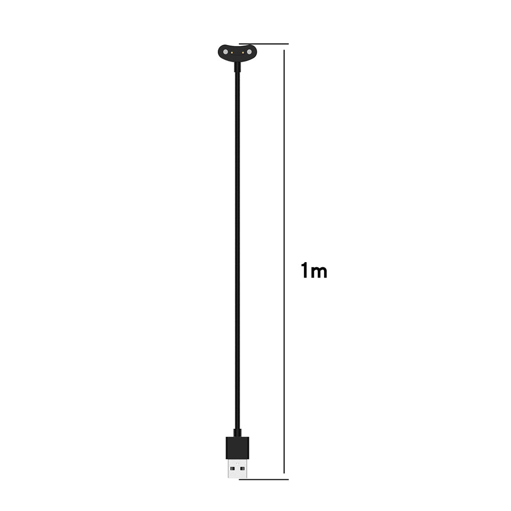 Kábel na nabíjanie Techsuit TCW1 pre Mobvoi Watch Series, USB-A, čierny