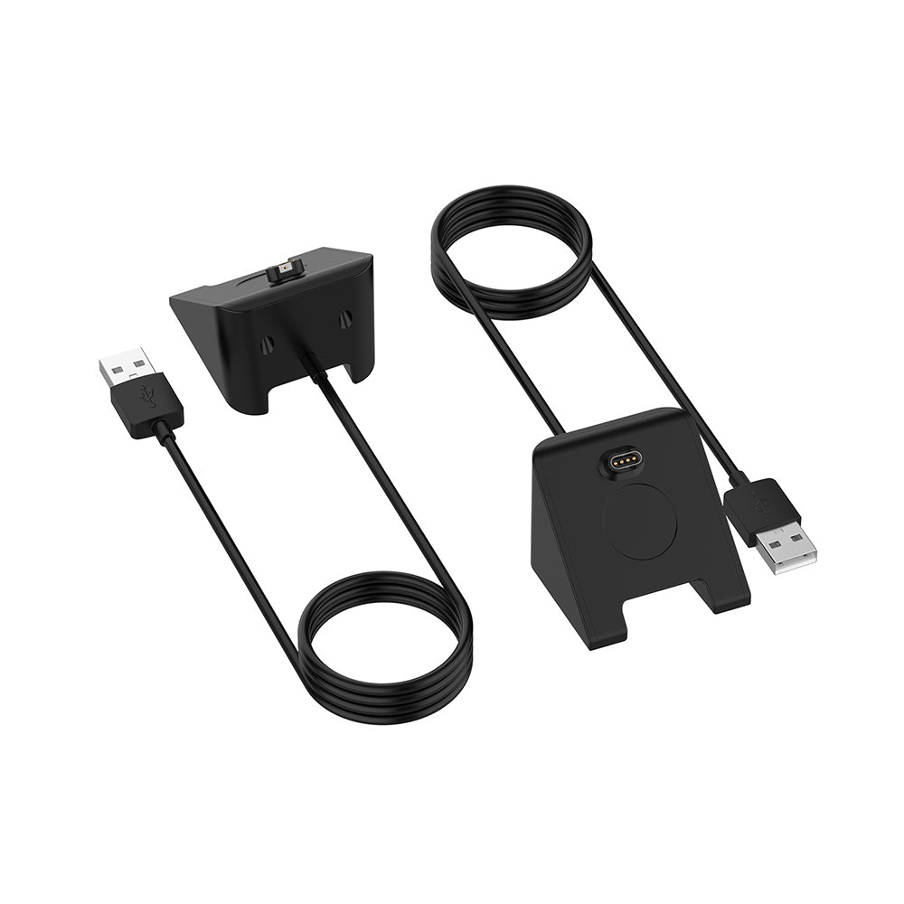 Nabíjací kábel Techsuit TGC3 pre Garmin Fenix 5 Plus / 7X / 6X / 6 / 5, USB-A, Čierny