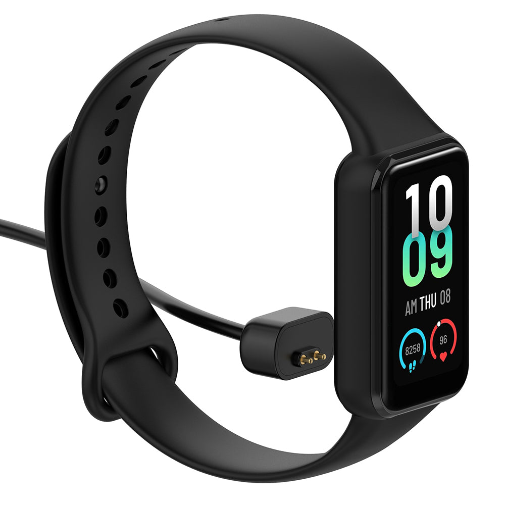 Nabíjací kábel Techsuit THA5 pre Amazfit Band 7, USB-A, Čierny