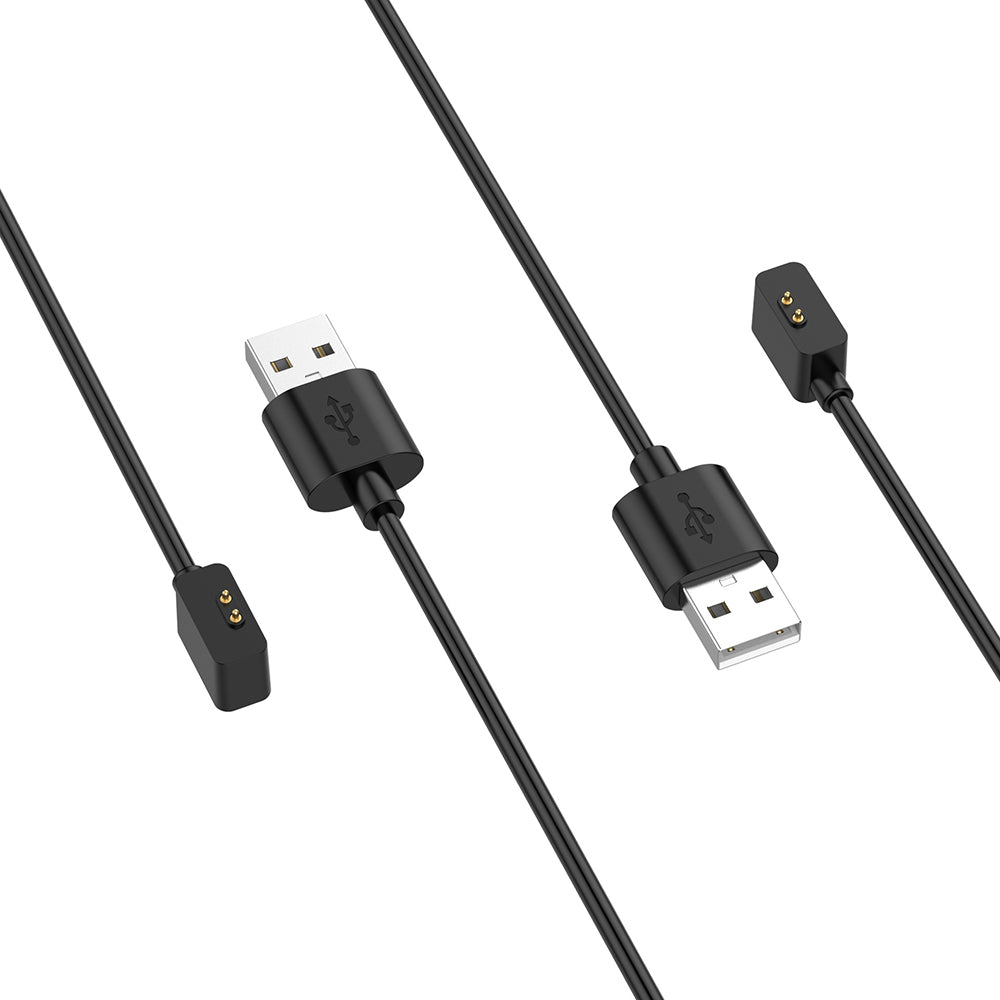 Nabíjací kábel Techsuit TXC2 pre Xiaomi Smart Band 7 Pro / Redmi Watch 2 / Watch 2 Lite, USB-A, čierny