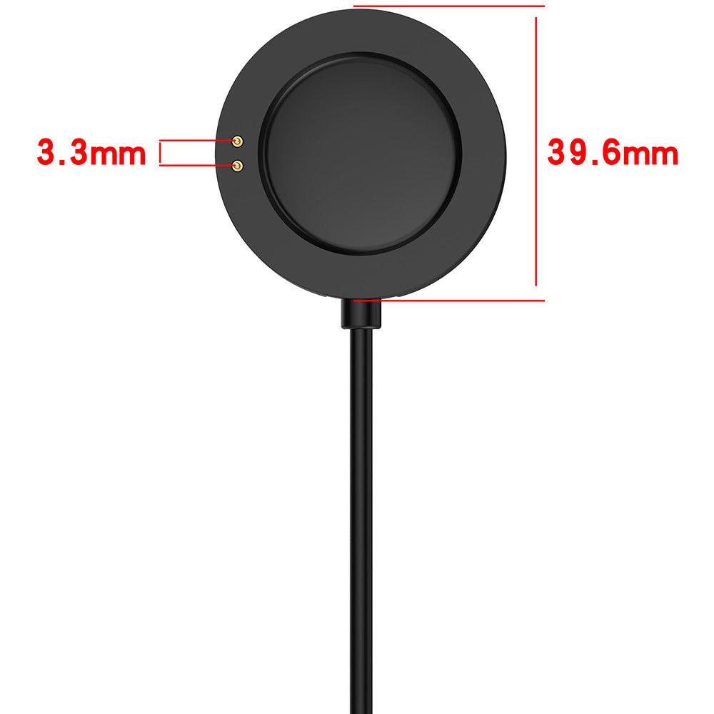 Nabíjací kábel Techsuit TXC5 pre Xiaomi Watch H1 / Watch 2 Pro / Watch S2, USB-A, čierny