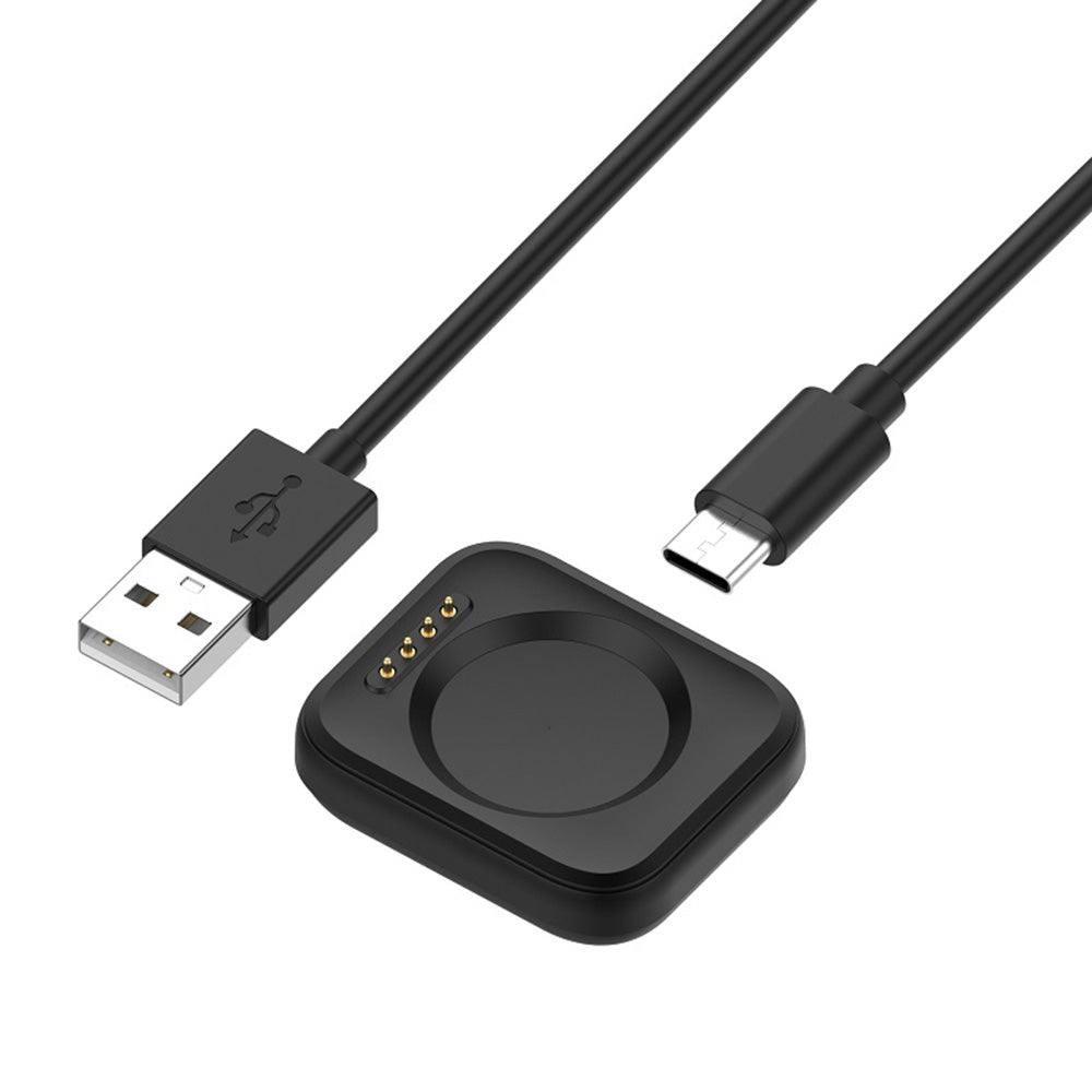 Nabíjací kábel Techsuit TXC8 pre Oppo Watch / OnePlus Watch Series, USB-A, čierny
