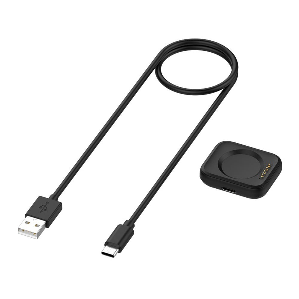 Nabíjací kábel Techsuit TXC8 pre Oppo Watch / OnePlus Watch Series, USB-A, čierny